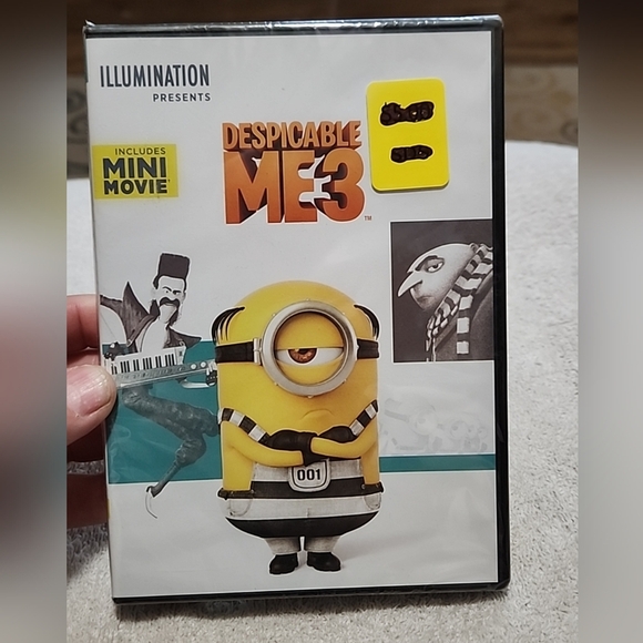 Universal Despicable Me 3 DVD - Yellow and Black - Picture 1 of 1